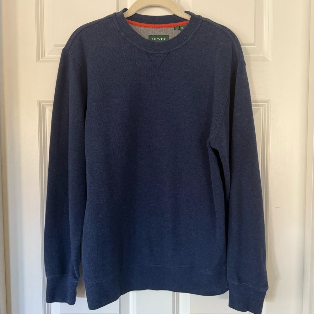 Orvis Men’s/Women’s Knit Navy Sweatshirt S